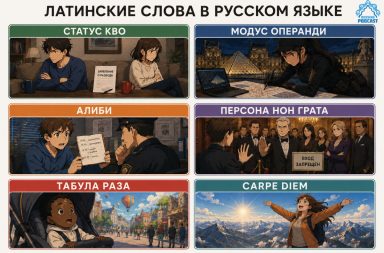 Latin words in Russian